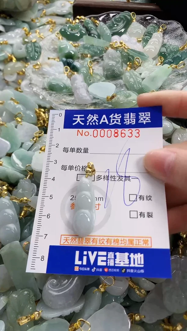 颈饰未镶嵌翡翠天然A货翡翠