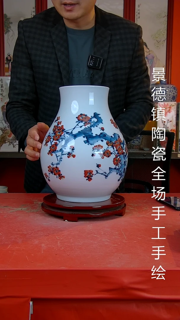 摆件景德镇陶瓷 全场手工手绘