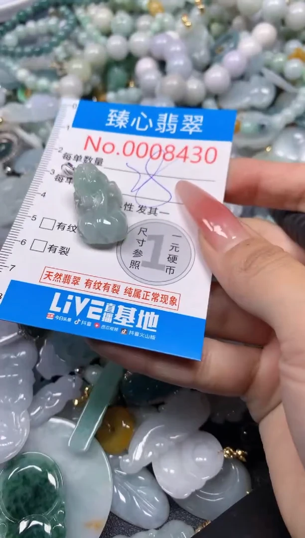 【闪购商品】翡翠颈饰未镶嵌含绳0008430