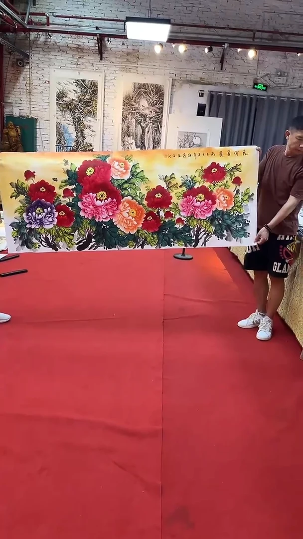 国画国画字画小姐姐真好看