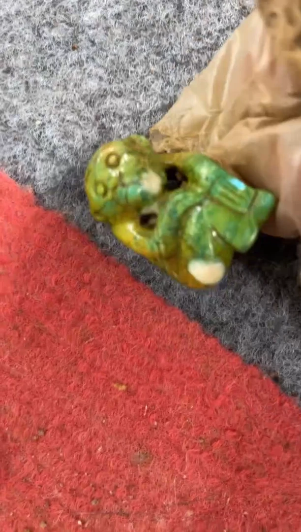 瓷片手工，手绘，陶瓷