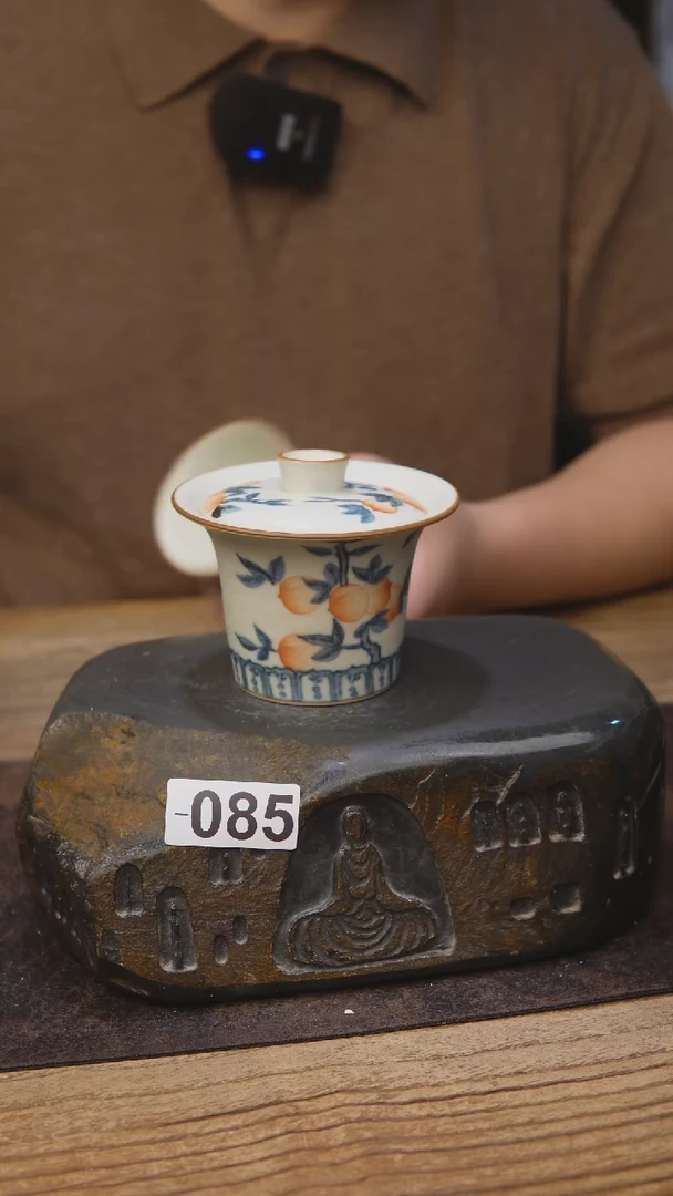 甘石陶艺青花手绘085