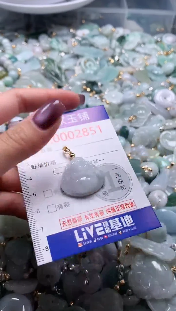 翡翠未镶嵌吊坠(不含链)2851