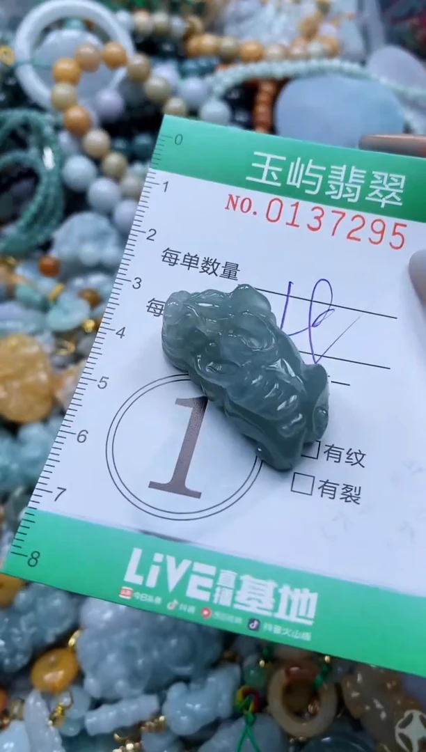 翡翠未镶嵌颈饰闪购0137295