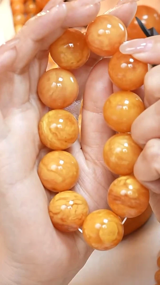 蜜蜡颈饰未镶嵌6348天然蜜蜡珠宝奇石云端妖孽全部保真