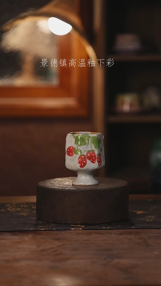 陶瓷景德镇高温釉下手绘陶瓷231