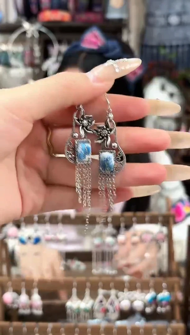 织绣民族风非遗老绣苗银饰品555