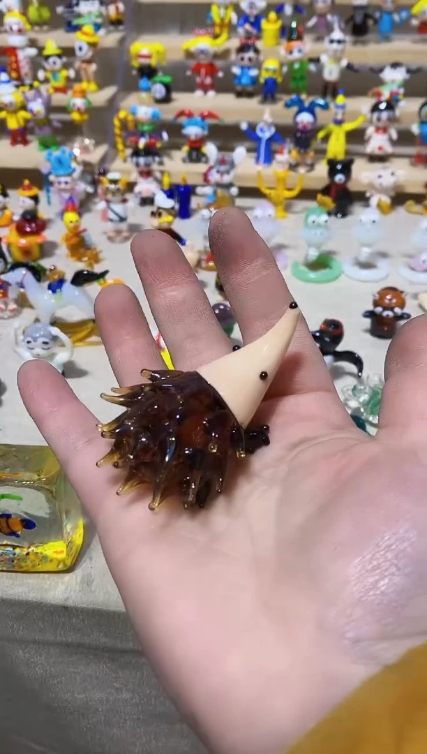 【闪购商品】琉璃手工艺品微瑕刺猬