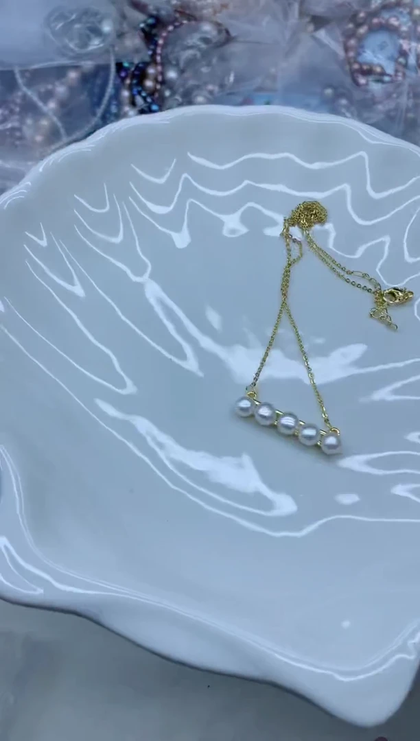 淡水珍珠未镶嵌颈饰淡水珍珠项链1