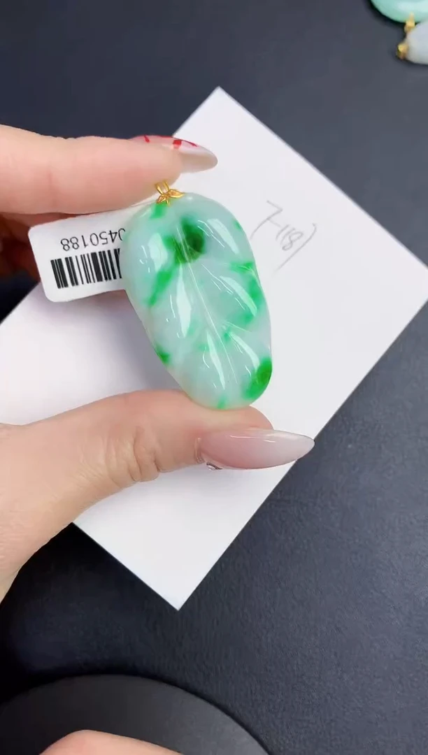 【闪购商品】翡翠颈饰18K金镶嵌0000000000