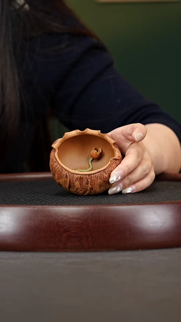 茶壶紫砂2 莲蓬杯 沉香泥