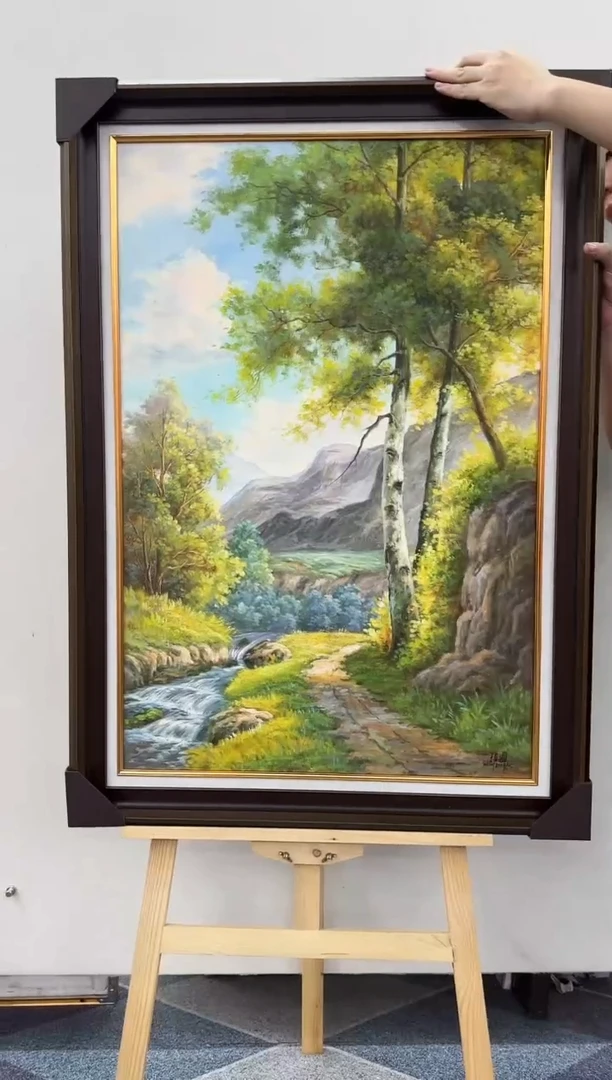 国画王东圃-油画山水作品