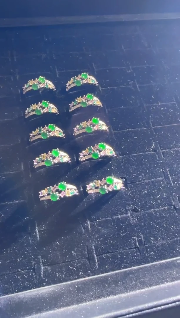 颈饰银S925镶嵌翡翠【多样性发其一】00003178