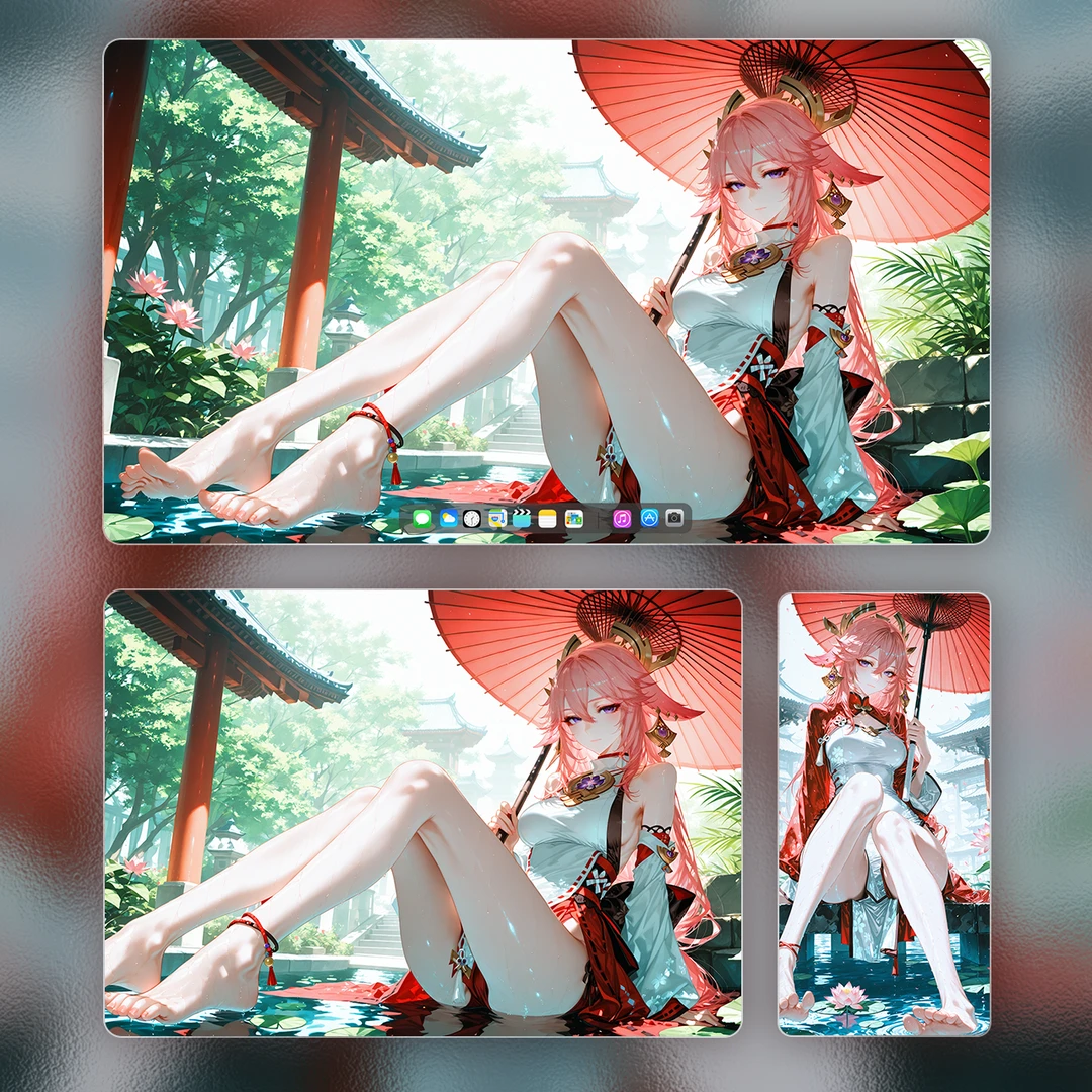 原神八重神子壁纸 — 绯伞映姝