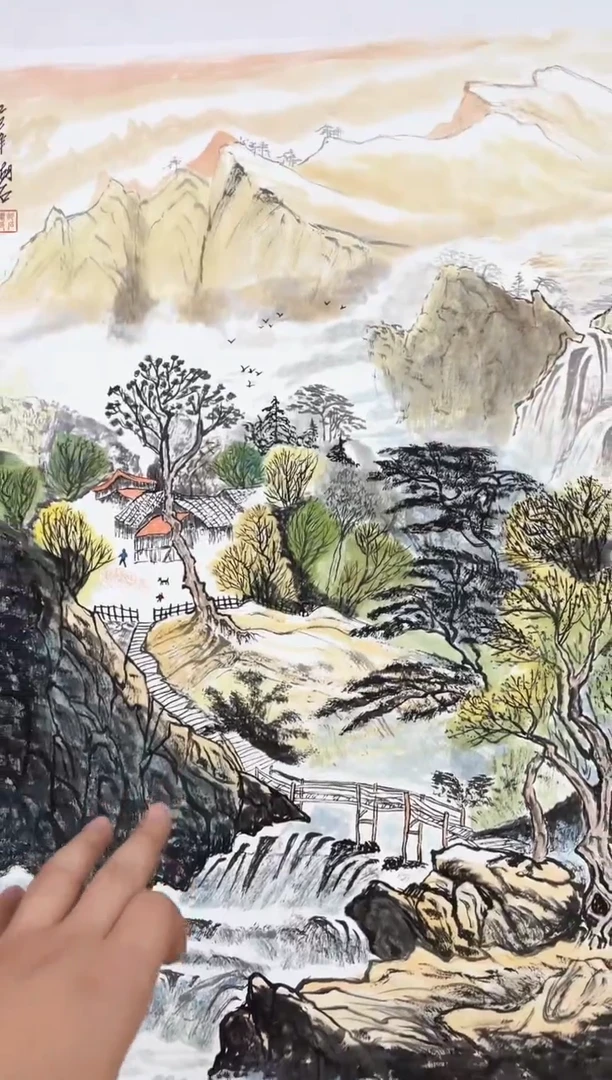 国画李主任宠粉-湖石-6平尺