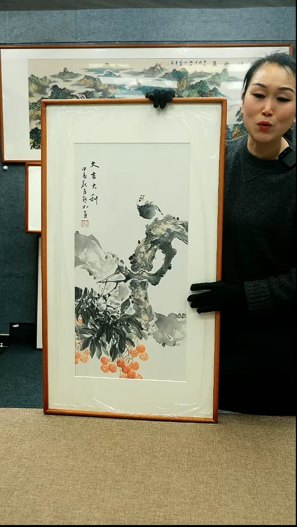 【闪购商品】国画52*92陈默如老师花鸟