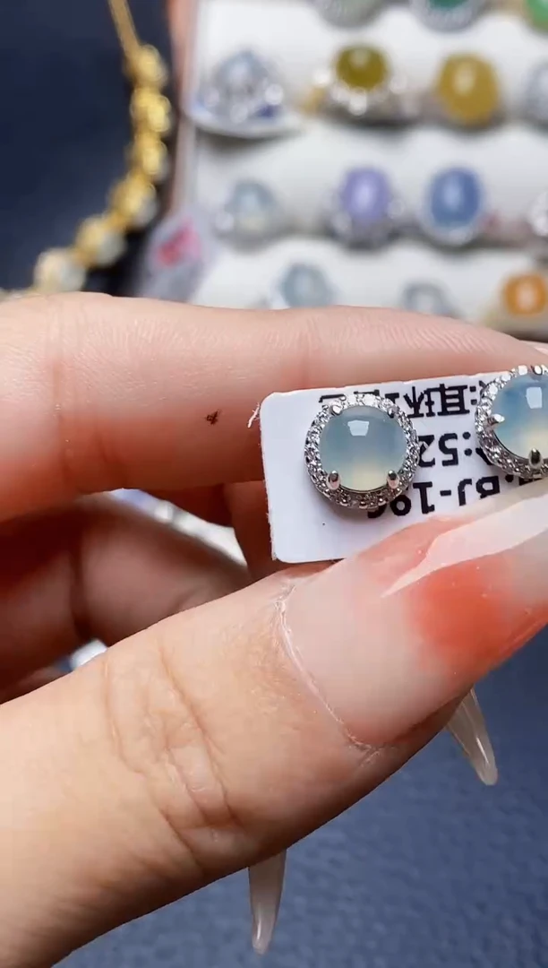 银S925镶嵌戒指翡翠3209