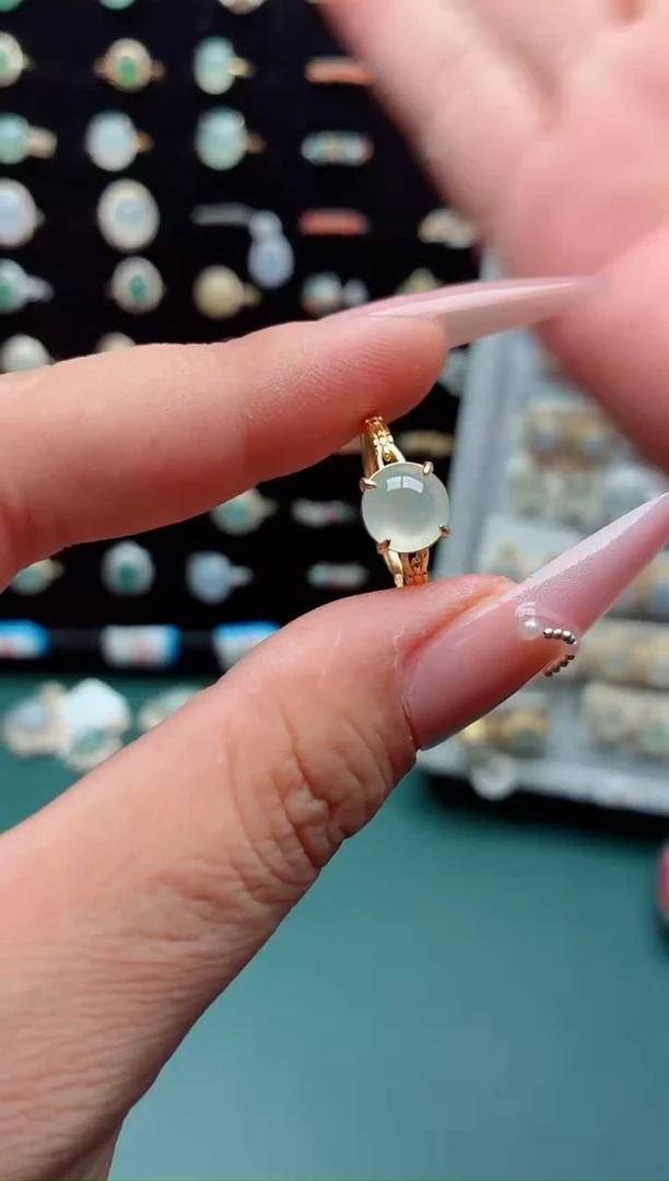 吊坠(不含链)银S925镶嵌翡翠.