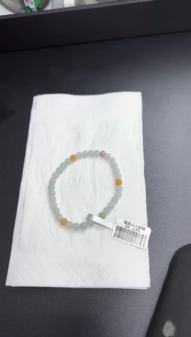 未镶嵌手链翡翠儿***学手串