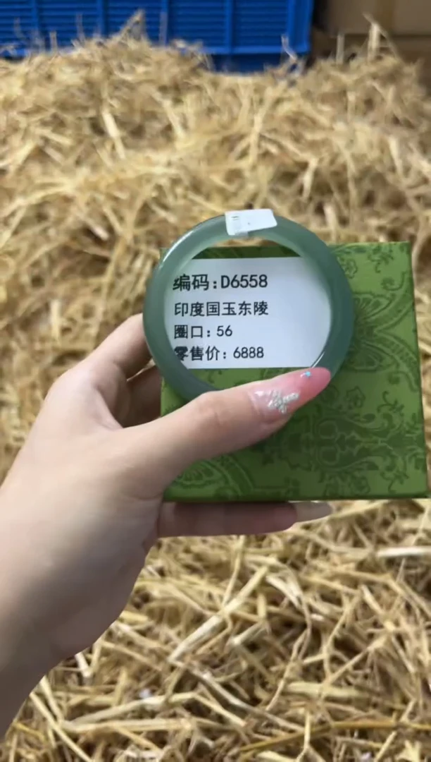 未镶嵌手镯石英质玉D6558