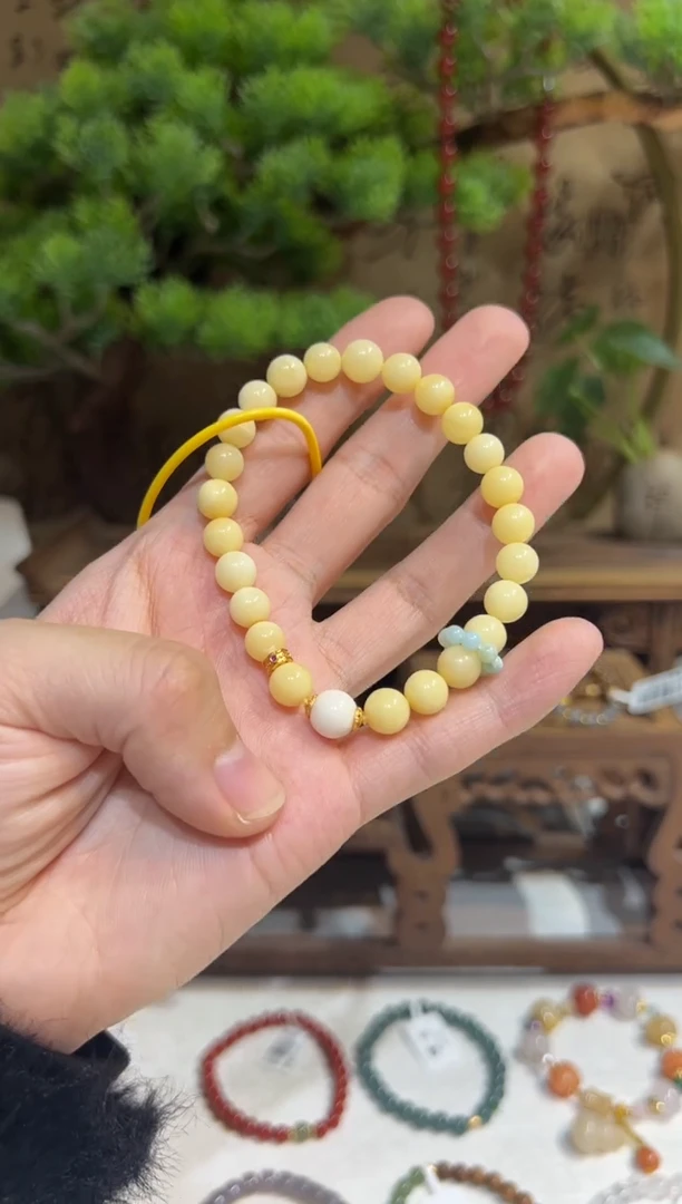 手串琥珀未镶嵌手饰@@