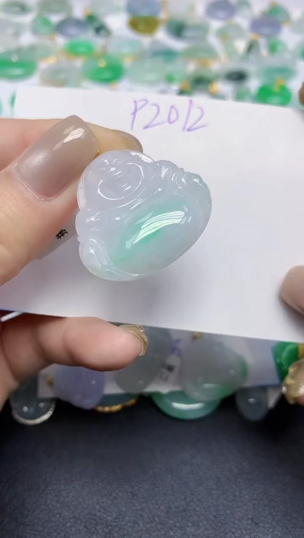 颈饰未镶嵌翡翠天然缅甸翡翠A货翡翠百元以上9元证书费自理