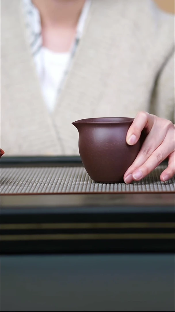 茶壶紫砂一号紫泥公道杯200cc