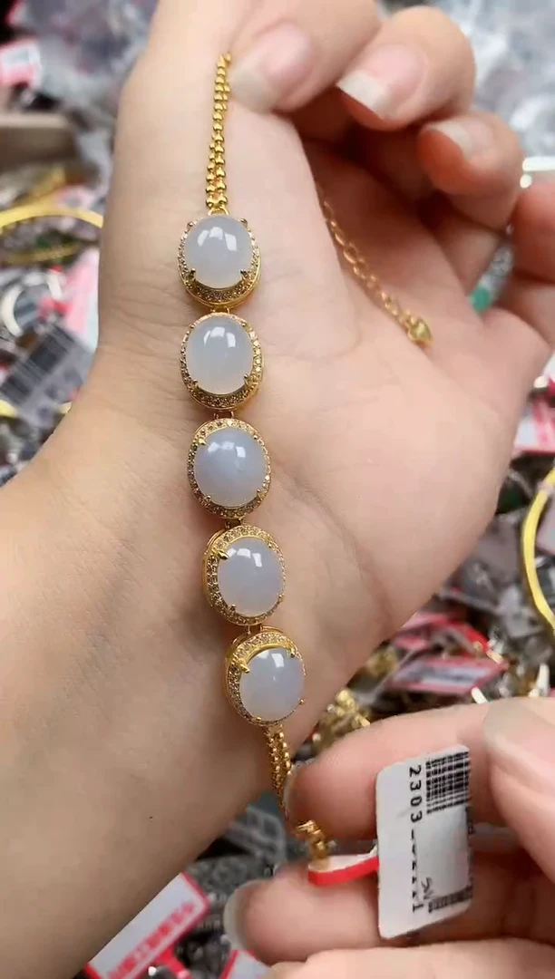 银S925镶嵌戒指翡翠天然A货缅甸翡翠