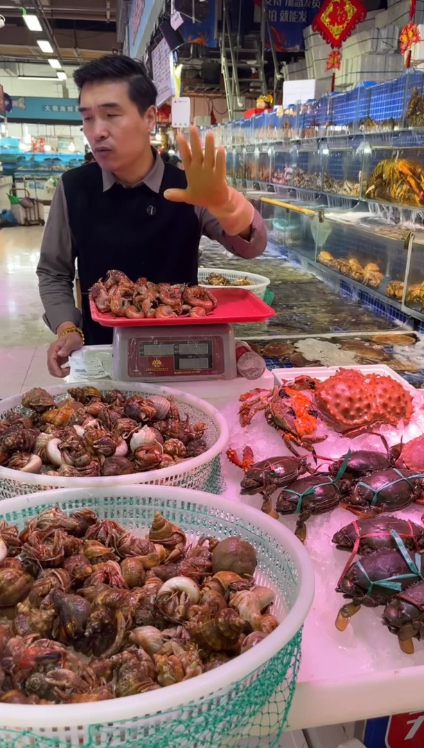 中国大陆断氧虾怪肉，3斤