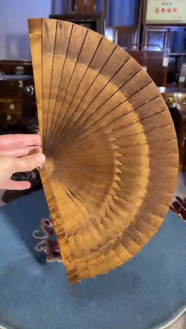 乌木类成套家具乌木扇子 12