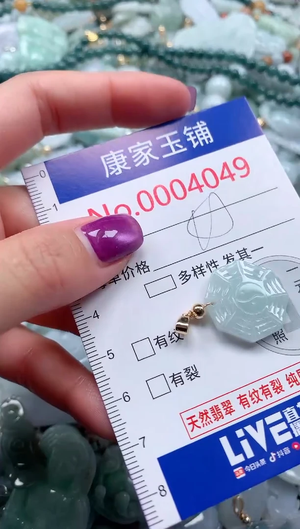 颈饰未镶嵌翡翠4049