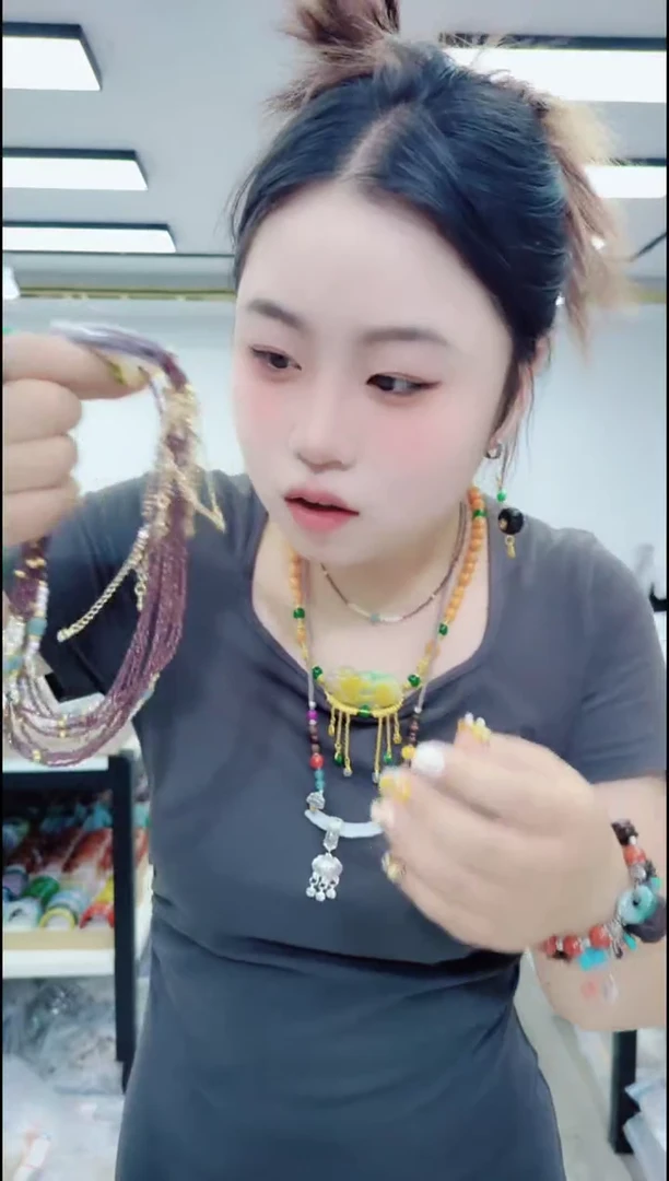 翡翠未镶嵌颈饰1301项链