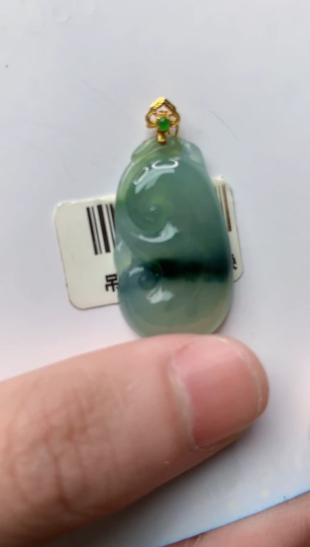 【闪购商品】翡翠颈饰18K金镶嵌30.........