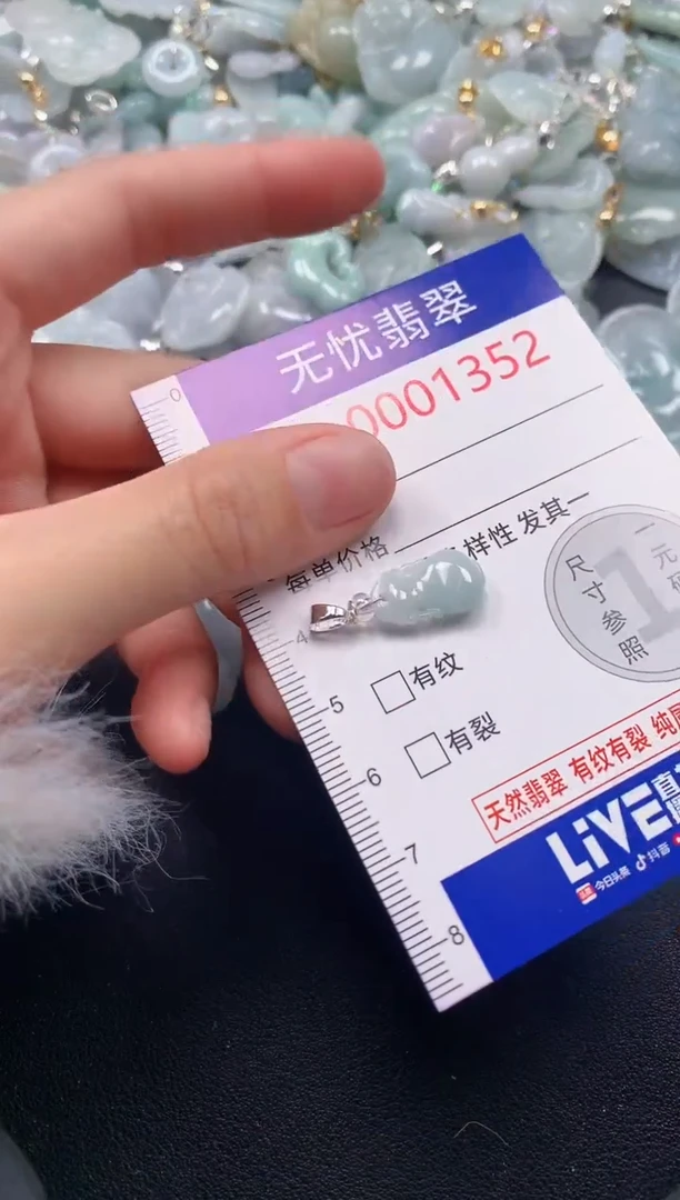 吊坠(不含链)未镶嵌翡翠1352
