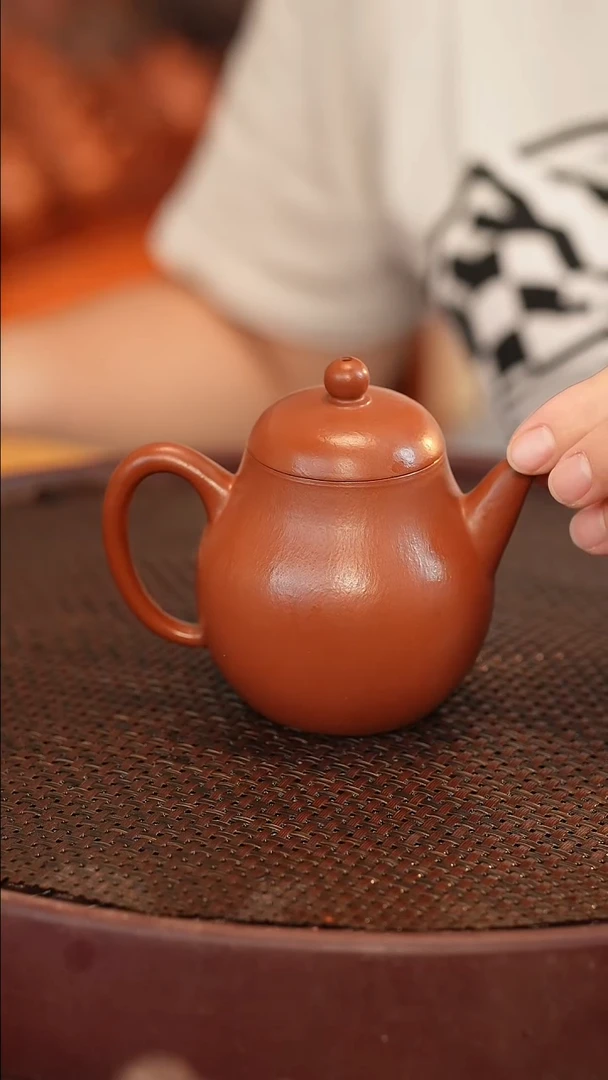 茶壶紫砂全手 大红袍 高梨 230cc