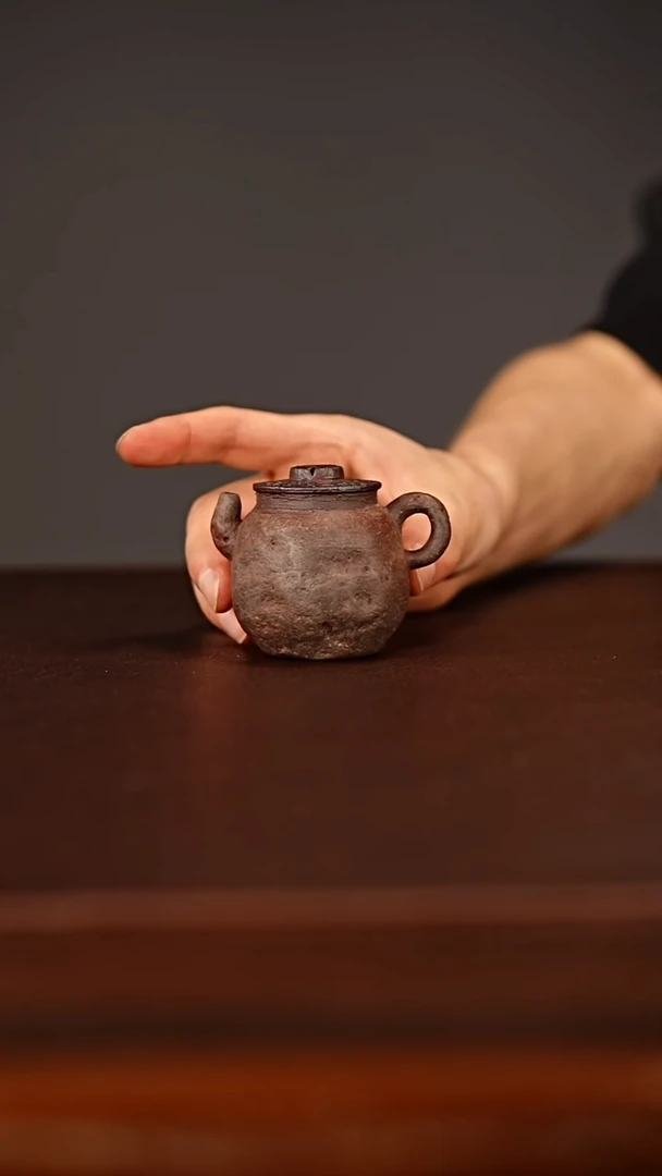 茶壶紫砂秋冬手捏壶 100cc