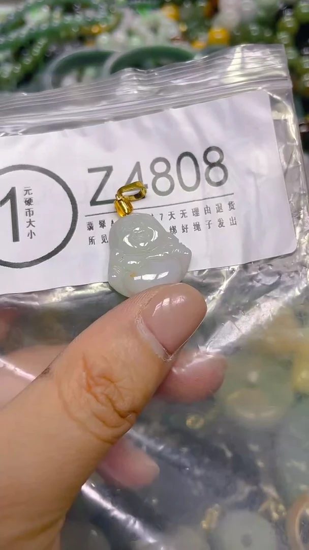 颈饰未镶嵌翡翠/ Z /翡翠A货，一件也是批发价