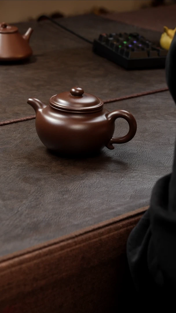 茶壶紫砂34--精品茶具248cc