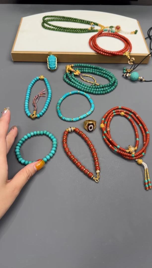 南红玛瑙1未镶嵌繁****～手串手串