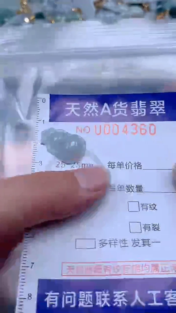 翡翠未镶嵌吊坠(不含链)1