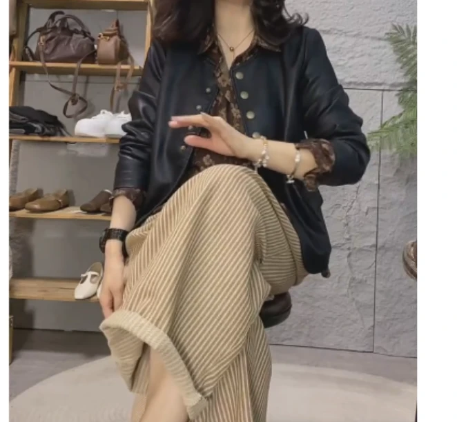 2025春季新款网红同款洋气减龄气质休闲外套衬衫裤子甜vj