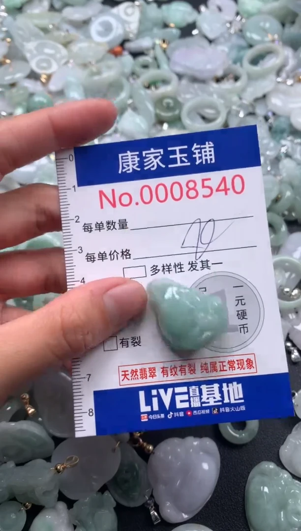 颈饰未镶嵌翡翠8540