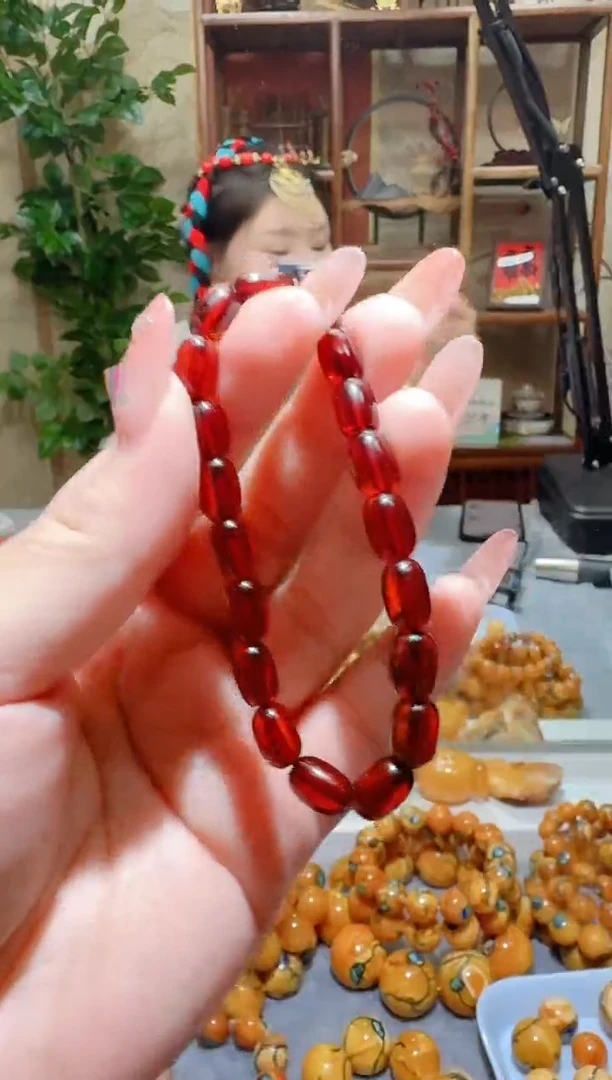 蜜蜡颈饰未镶嵌231天然蜜蜡珠宝奇石全都保真