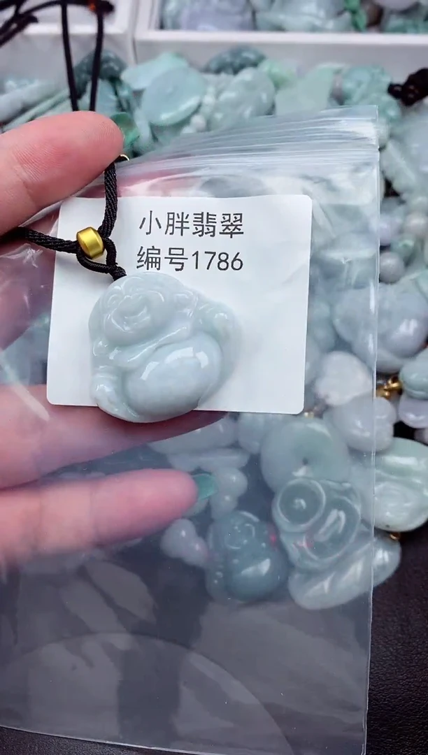 颈饰未镶嵌翡翠缅甸天然A货翡翠1876
