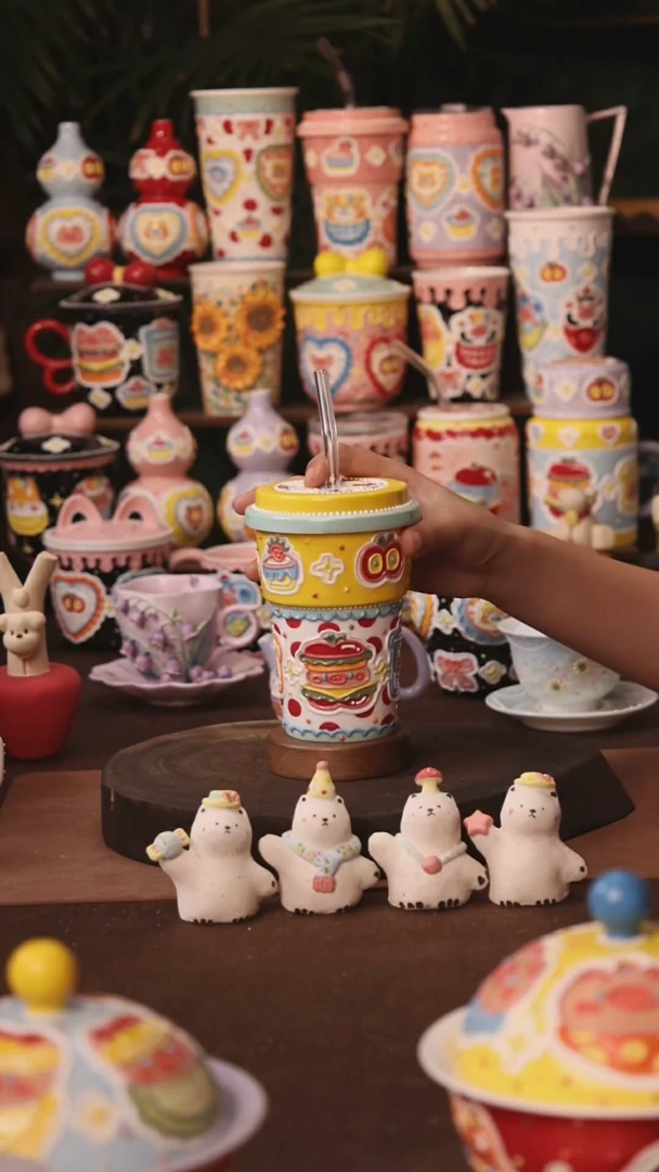 摆件景德镇原创手作陶瓷