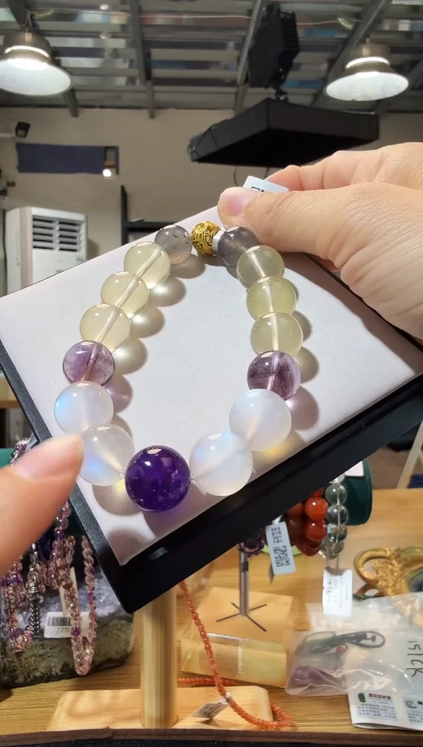 未镶嵌手链水晶优0410 约13mm