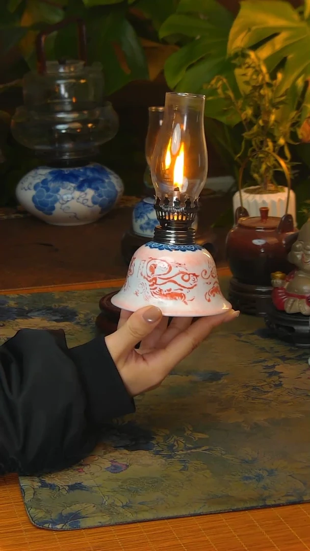 【闪购商品】景德镇陶瓷手工灯摆件