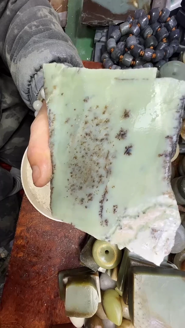 未镶嵌和田玉珠宝半成品1