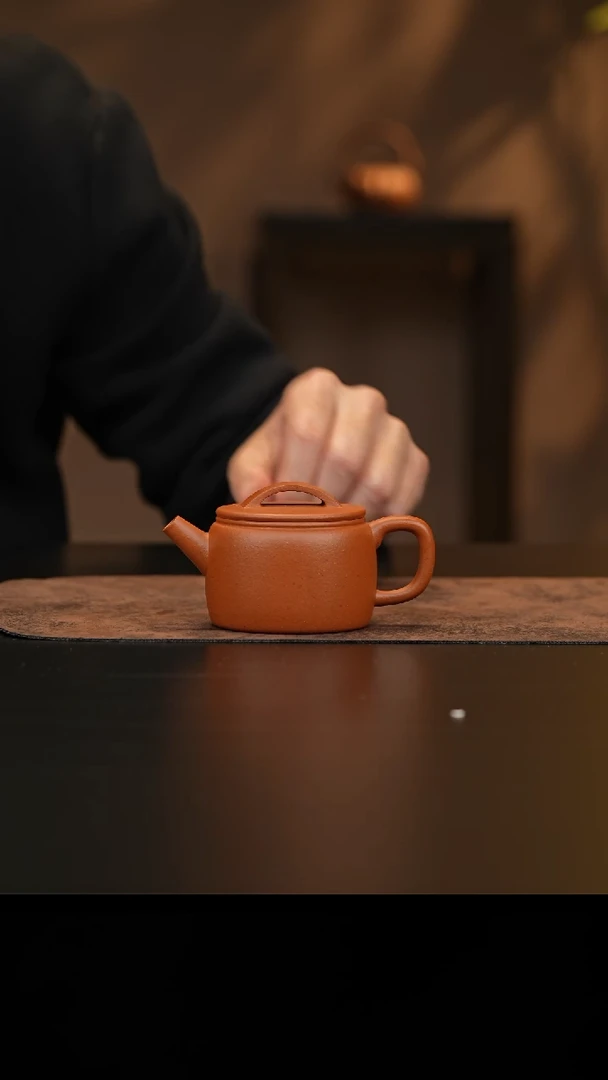 【闪购商品】紫砂茶壶允禾斋wzht 野山红泥 汉瓦 150c