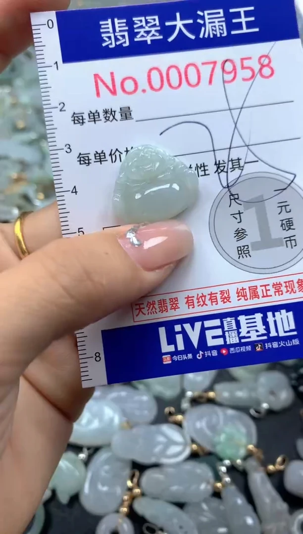 颈饰未镶嵌翡翠7958